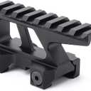 8 Slots Picatinny Riser Mount,1.76" HighPicatinny/Walker Rail Riser with a Height Increase of 1.5 Inches for Red Dots, Scopes, Optics, Flashlight