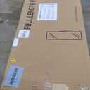 Delma Full Length Standing Mirror,Large Floor Mirror with Aluminum Frame for Bedroom, Bathroom, Living Room,Wall Mount or Freestanding Design(with Stand,Rect 69x24-Black)