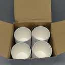 Maxcheck 100 Pieces Christmas Paper Cups with Handle 7 oz Holiday Disposable Cups Drinking Hot Chocolate Coffee Cup for Xmas Daily Use Bar Accessories Party Decoration (Snowman)