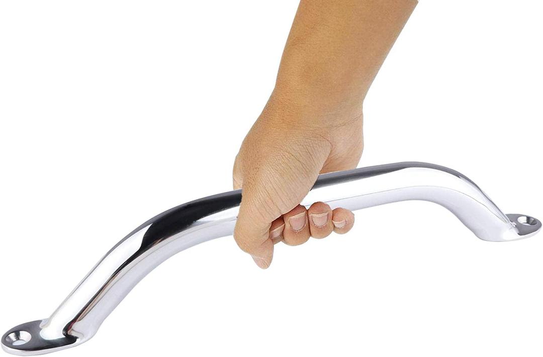 Pebbly Beach 12 inch Boat Grab Handle 316 Stainless Steel Marine Handle Handrai (1pcs)