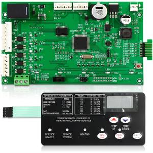 42002-0007S Control Board Kit for Pentair MasterTemp 400/300/250 & Sta-Rite Max-E-Therm SR400/SR333/SR200 Pool Heaters - Replacement for 461105, Includes 472610Z Switch Membrane Pad