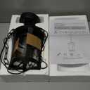 Lotsky Motion Sensor Outdoor Hanging Lights,360Detection Outdoor Pendant Lights for Porch, Black Anti-Rust Aluminum Exterior Outside Chandelier for Gazebo,Front Door,Yard,Patio,Waterproof,E26 Base