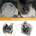 Rear Differential Viscous Coupler Coupling Replacement For 2011-2018 Toyota Sienna AWD 2.7 3.5L Replaces# 41303-28013 41303-28011