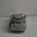 Orthopedic Dog Bed for Large Dogs - Big Waterproof Dog Crate Bed with Removable Washable Cover, Egg Crate Foam Support, Anti-Slip Bottom, Deluxe Plush Pet Bed Mat (Grey)