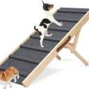 Large Dog Pet Ramp Stairs for Bed Couch Car Truck SUV,Dog Pet Ramp for Small Large Dogs Pets to Get on High Bed Truck Couch Sofa