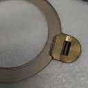 [CD Metal Ring Stand + Built-in Privacy Screen Protector] Magnetic Case for iPhone 16 Pro 6.3" [Soft Bumper Full Signal] [Compatible with MagSafe] 9H Glass Full Body Shockproof Clear Case, Gold