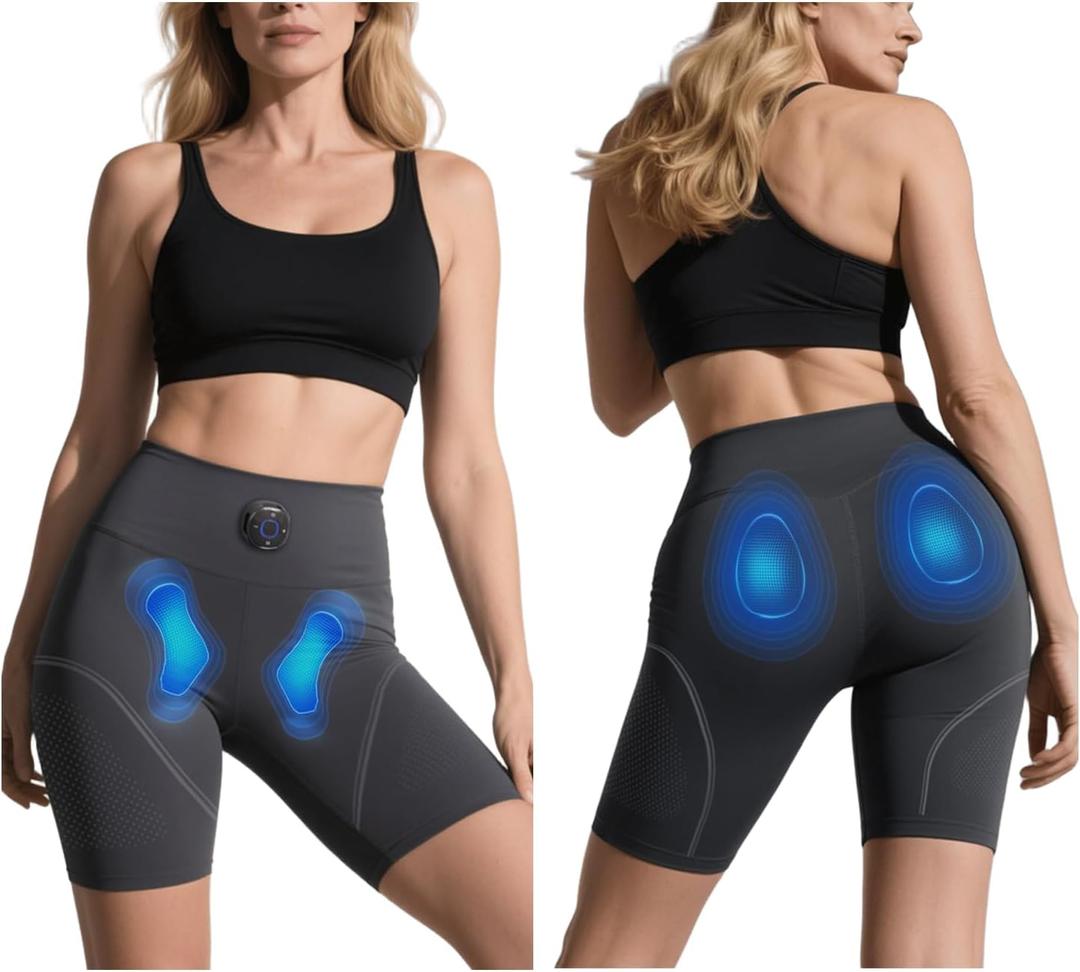 MEGELIN Tnoning Shorts, Hip+ Pelvic Restore Black for Women at Home