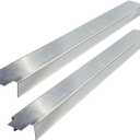 (Pack of 2) Sunrise Kitchen Supply Stainless Steel Heavy Duty 20 Gauge Deep Fryer Joining Strip/Connector (21 5/8"L x 2"W x 1 1/4"H)
