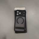 for iPhone 17 Pro Max Magnetic Case with Stand, Camera Control Button, Compatible with MagSafe, Full Lens Protection, Rugged Military Grade Drop, Translucent Matte Slim Case for 17 Promax, Black