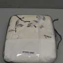 Baby Lounger | Organic Cotton Infant Lounger | Reversible, Adjustable & Portable Floor Lounger | Soft, Breathable, Washable Cover (grey flower)