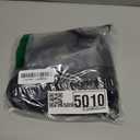 Kaneles Mens Short Black Straight Wigs Natural Middle Part Synthetic Hair Daily Cosplay Costume Fluffy Wig (Black)