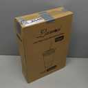 Lamosi 100 Pack 16 oz Clear Plastic Cups with Lids and Straws, Disposable Plastic Coffee Cups with Lids for Iced Coffee, Cold Beverages, Smoothies and To-Go Drinks