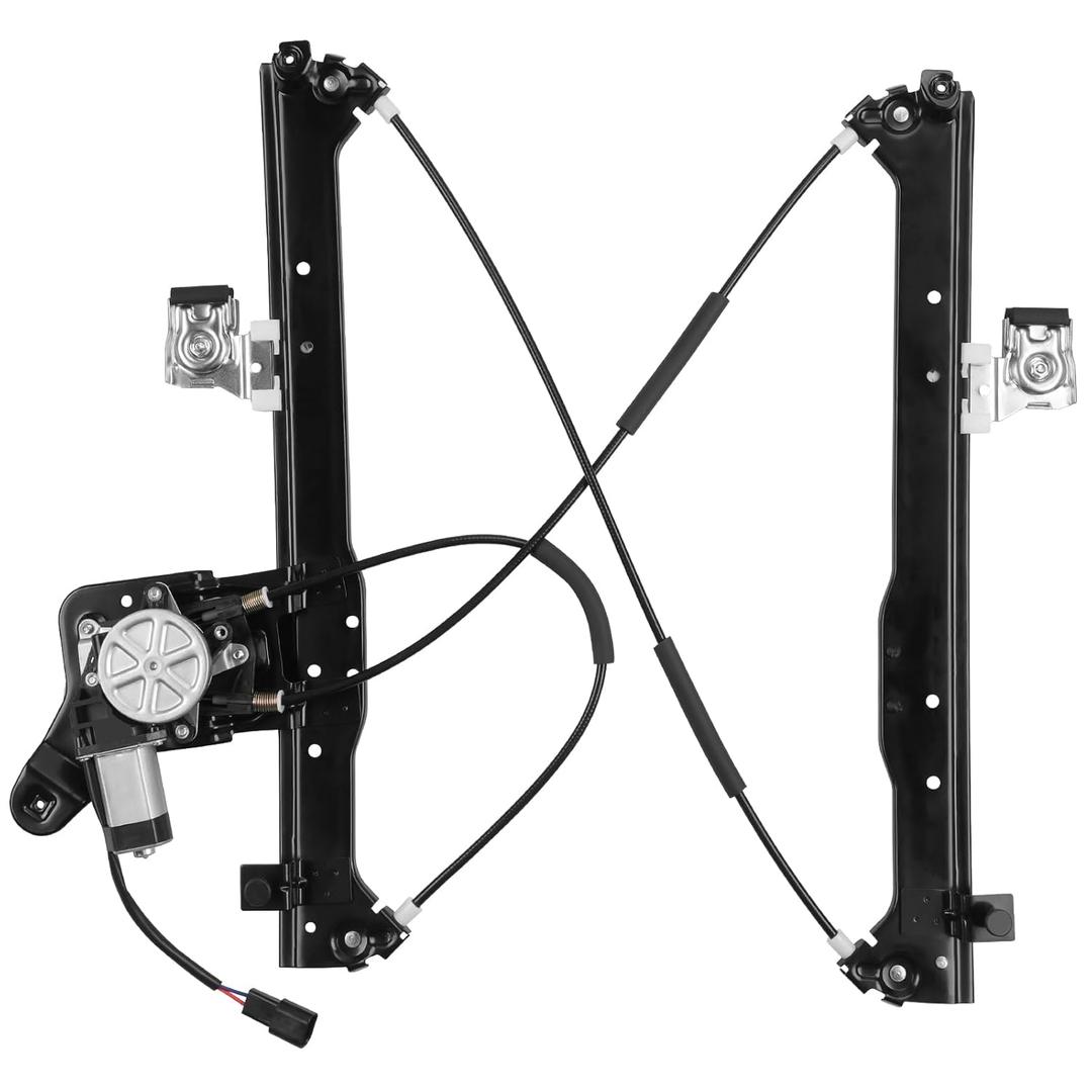 Vurkcy Rear Passenger Side Window Regulator with Motor Compatible with 2000-2007 Chevy Silverado/Tahoe/Suburban/Avalanche 1500 2500 3500, Cadillac Escalade, GMC Yukon XL/Sierra, OE# 741-579