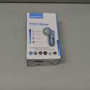 BEAUTURAL Fabric Shaver and Lint Remover, Sweater Defuzzer with 2-Speeds, 2 Replaceable Stainless Steel Blades, Battery Operated, Remove Clothes Fuzz, Lint Balls, Pills, Bobbles Gray