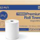 EZbrnd Premium Soft 2ply+ Hardwound Hand Towel Roll, FSC certified, 600 ft x 6 rolls, Universal 8" x 1.5" core, P2H600 (Virgin)