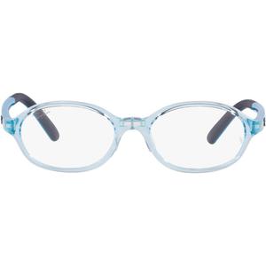 Ray-Ban Kids' Ry1616d Oval Prescription Eyewear Frames (Transparent Light Blue/Demo Lens)