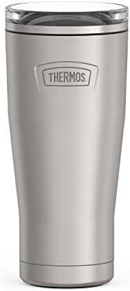 THERMOS ICON SERIES, Stainless Steel Cold Tumbler, 24 Ounce, Matte Stainless Steel