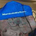 Mambobaby Float Deluxe Baby Pool Float: Safe & Comfortable Swim Trainer for Infants & Toddlers, Non-Inflatable Design, UV Protection Canopy, Fun Water Experience for Ages 3-24 Months, Large