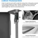 Bar Sink - PEPO Small Kitchen Sinks Undermount Stainless Steel Wet Bar Sink 16 Gauge Single Bowl with Accessories, High-end Handmade Basin for RV Outdoor (Stainless, 10"x18"x8"), 10"x18"x8" without Glass Riser