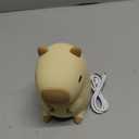 Attivolife Capybara Night Light for Kids, Cute Animal Soft Silicone LED Lamp with Dimmable and Timer, Portable Rechargeable Bedroom Bedside Table Decor, Birthday Christmas Gifts for Children Baby
