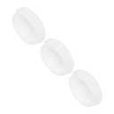 MECCANIXITY 3Pcs T-Shaped Silicone Plugs 61.3mm 2-1/2 Inch Dia Snap in Plug Hole Seal Cover Round Rubber Stopper for Kitchen Rubber Bulkheads Waterproof Sealing Plugs White