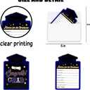 Advice Cards for Graduate, Graduation Decorations, Blue Advice Card for Class of 2026 Graduation Party, Favor Cards for High/College/Senior School, Party Decoration And Supplies, 20 Cards + Envelopes