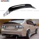 Rear Spoiler Compatible with 2006-2011 Honda Civic, Duckbill Fits for 2006 2007 2008 2009 2010 2011 4 Door Sedan, Exterior High Kick Trunk Tail Deck Lid Wing Lip (Glossy Black)