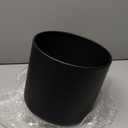 Mid-Century Metal Flowerpot with Stands, Black Stylish Modern Floor-Standing Flowerpot,Suitable for Orchid, Aloe Indoor Outdoor Decoration 8.5'' Wide 18'' high