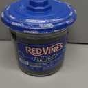 Red Vines Black Licorice Candy Black Licorice Soft Chewy Candy Twists 3.5 Lb Jar