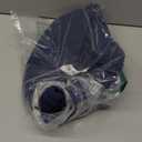 COMSE Small Woven Basket with Gift Bags and Ribbons, Gift Basket Empty, Cotton Rope Storage Organizer, Baby Toy Box with Handles, 12" x 8" x 5", Navy Blue