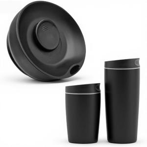 Replacement Slider Lid for Owala SmoothSip 20oz & 12oz, Top Cover Compatible with Owala 24oz Coffee Tumbler, Coffee Travel Mugs Leakproof Accessories, BPA-Free (Black)