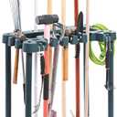 VEVOR Garden Tool Organizer, 10 Slots, Yard Tool Tower Rack for Garage Organization and Storage, Hold Long-Handled Tool/Rake/Broom/Shovel, PP Garden Tool Stand Holder Organizer for Yard, Shed, Outdoor