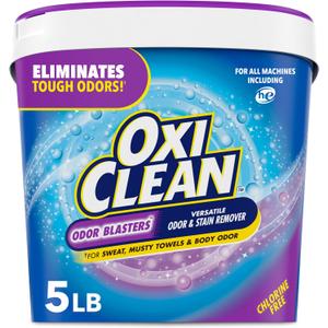 OxiClean Odor Blasters Versatile Odor and Stain Remover Powder, 5 lb (80 Ounce (Pack of 1))