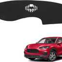 Black Dashboard Dash Board Cover Mat Carpet for Honda HRV HR-V 2023-2025 2026 Accessories Dash Cover Flannel Material Dash Mat Sunshade