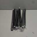 Heavy Duty 1 Inch Adjustable Blackout Black Curtain Rod 120-170 Inch | Wrap Around for Windows, Indoor/Outdoor Room Divider