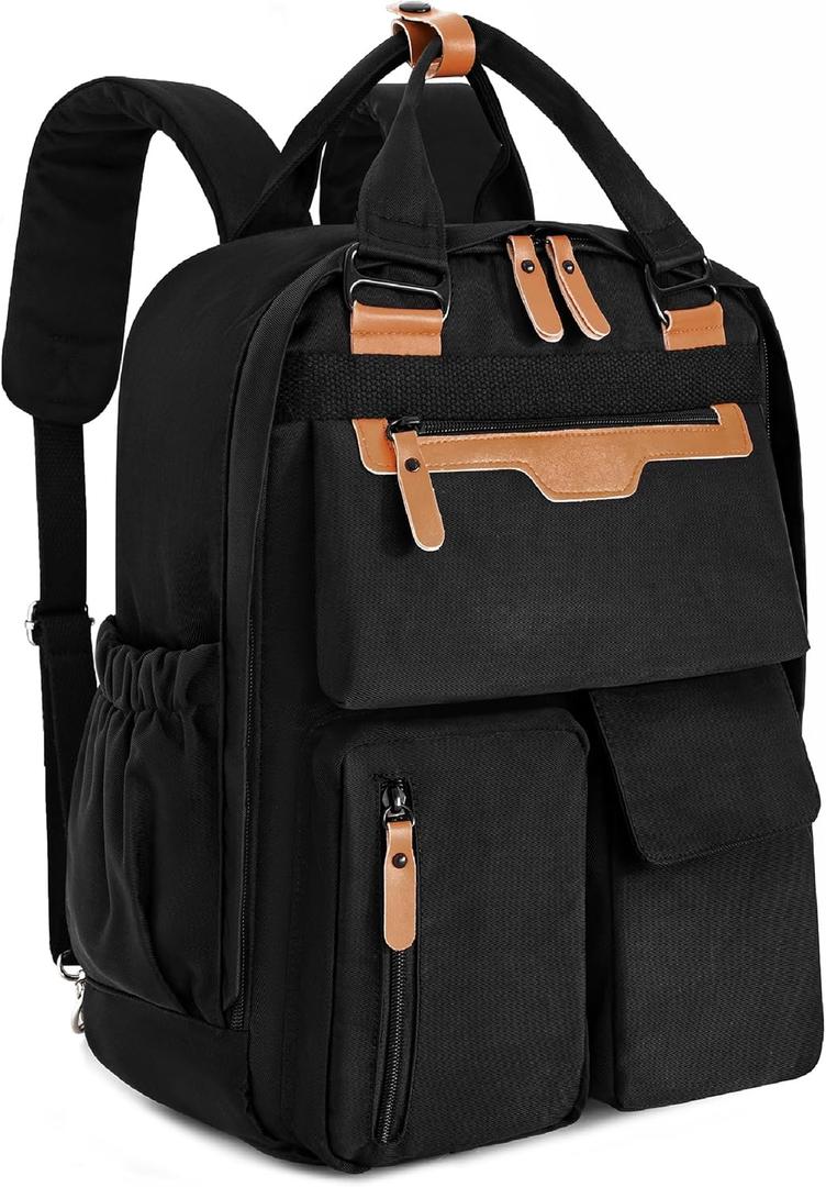 TORIBIO Lightweight Casual Travel Backpack for Men and Women, Water Resistant Laptop Backpack for College Travel Work
