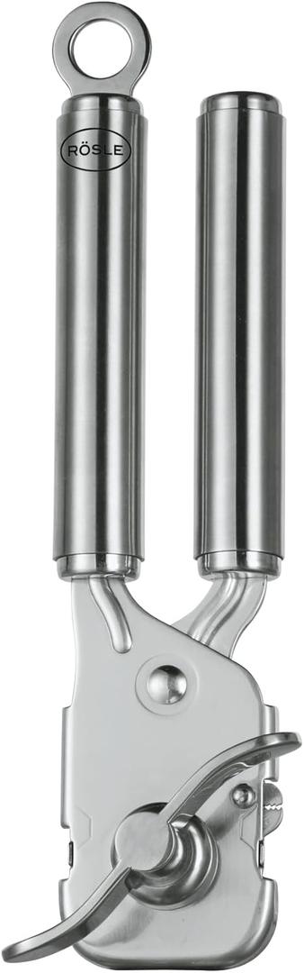 Rsle Stainless Steel Can Opener with Pliers Grip, 7-inch