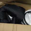 PELZIN Orthopedic Dog House - Outdoor Waterproof Dog Shelter w/Porch - Indoor Pet House w/Egg-Crate Foam - Cooling - Machine Washable - Ideal for Large Breeds & Fits 36-Inch Crate - 35"x22"