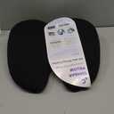 C CUSHION LAB Extra Dense Lumbar Pillow - Patented Ergonomic Multi-Region Firm Back Support for Lower Back Pain Relief - Lumbar Support Cushion with Strap for Office Chair, Car, Sofa, Plane - Black