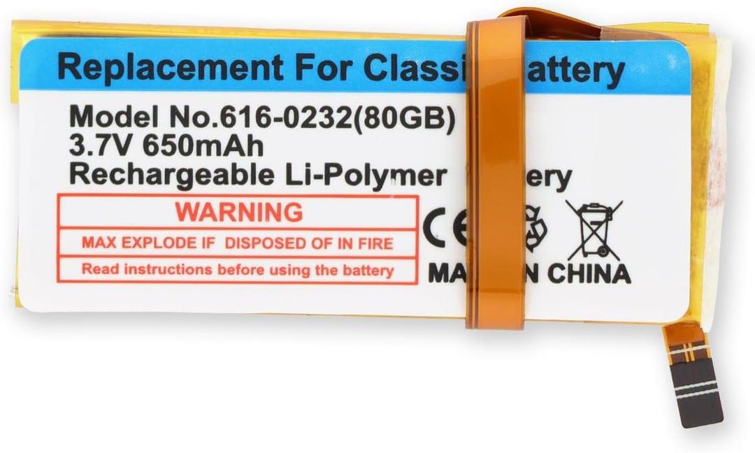 iFixit Battery Compatible with iPod Classic (Thin)