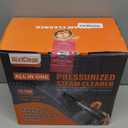 1250W Powerful Handheld Steam Cleaner with Detergent Container and Safety Lock, Multifunctional and Pressurized Hand Held Steamer for Kitchen, Bathroom, Windows and Floors, Steamer for Cleaning