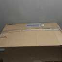 Feandrea Dog Bed, Medium Orthopaedic Dog Sofa Bed, 30 x 20 x 7 Inches, Egg Crate Foam, Waterproof Liner, Raised Edges, Removable and Machine Washable Cover, Non-Slip, Light Gray UPGW281G01