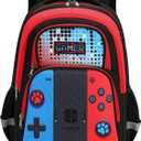 abshoo Cute Game School Backpack For Boys Elementary Kindergarten Kids School Bag (Gamer Black), 16"H