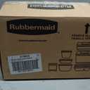 Rubbermaid Brilliance Glass Food Storage Containers, 8 Cup, Set of 2, BPA-Free, Leak-Proof, Clear