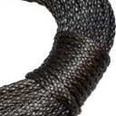 Samson Premium Amsteel Blue Rope 3/16" in Multiple Colors and Lengths Strong HMPE Dyneema Fiber 4,900lb. tensile Strength. Torque Free, Low Stretch, 12 Strand (3/16" x 25', Black)