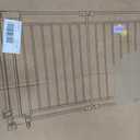 SHYUJAJIE No Bottom Bar Baby Gate, 51.18 inch Tall Cat Pet Gate