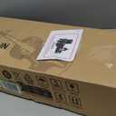 Vangoa 4/4 Full Size Beginner Violin Set, Acoustic Violin for Adults, Teens and Children over 11, Violin Beginner Set (with Hard Case, Rosin, Shoulder Rest, Bow, Spare Strings, Mutes and Black Set)