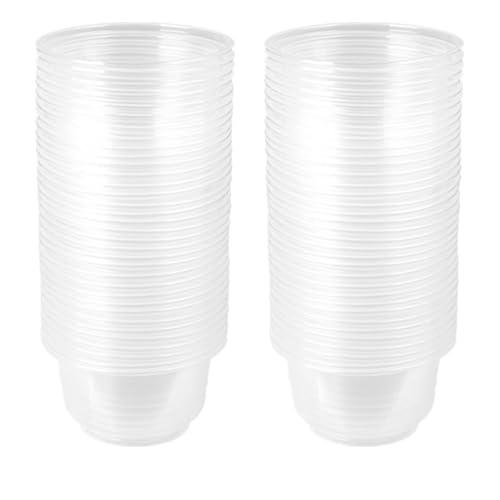 CRITTZOO 100Pieces 1oz Crested Gecko Food Cups