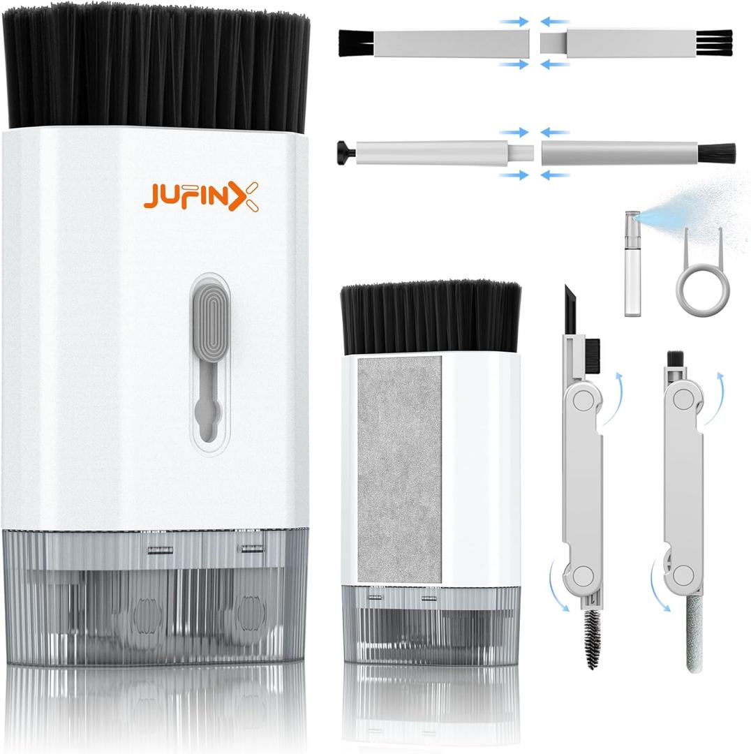 Keyboard Cleaning Kit-13-in-1 Multifunctional Cleaner Kit-Laptop Cleaner Compatible with iPad iPhone Pro Earbuds Airpod MacBook-Electronics Cleaning Brush Tool for Charging Port,Computer Screen
