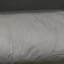 Flat Ultra Thin Bed Pillows Standard Size Pillow Set of 2 Extra Soft Down Alternative for Stomach Back Sleeper White 20x26inches